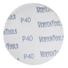 Шлифовальный круг P40 VertexTools 125мм сплошной арт.12800/1-125-40