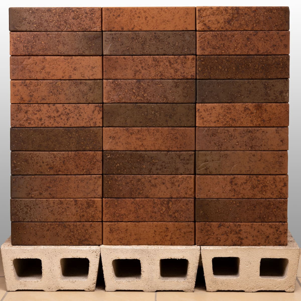 Облицовочный кирпич Тайга морион на заре мрамор 0,7НФ 250х65х85 мм