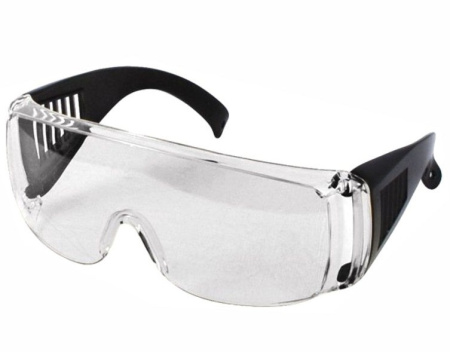 Защитные открытые очки 3-ON Люцерна, прозрачные с черной дужкой арт. 23-01-012