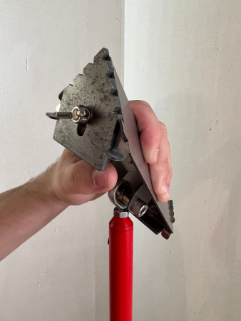 Рубанок для подрезки штукатурки, внутренний угол, шарнир, Corner PROFI арт. GRND-002