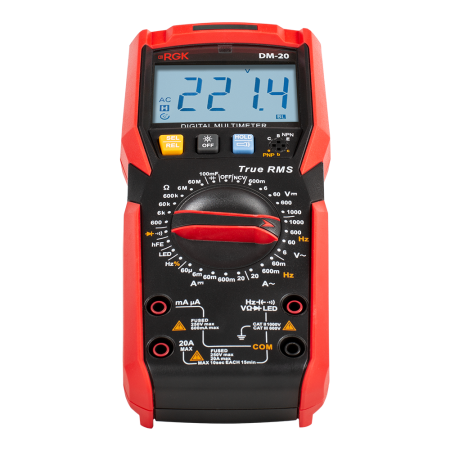 Мультиметр цифровой RGK DM-20, 776455