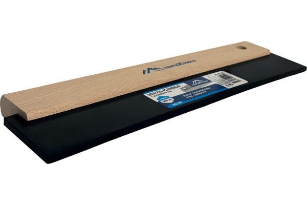 Резиновый шпатель VertexTools 300 мм, с деревянной ручкой арт.1606-300