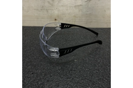 Очки защитные тип Классик открытого типа ПРОЗРАЧНЫЕ с черной дужкой