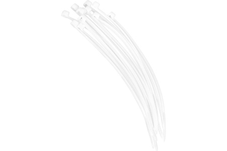 Нейлоновые стяжки VertexTools 5х250 белый уп.100шт. СНБ-5-250