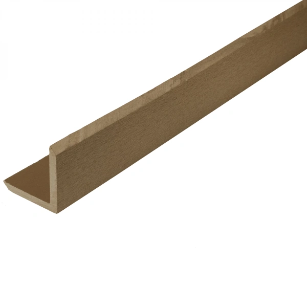 Угловой профиль, CM-Decking, Teak (тик), 2000х50х38х8мм