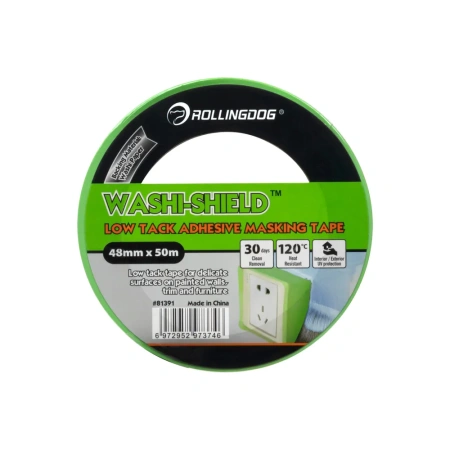 Малярная лента Rollingdog WASHI-SHIELD 48мм x 50м, деликатная (30 дней) арт. 81391