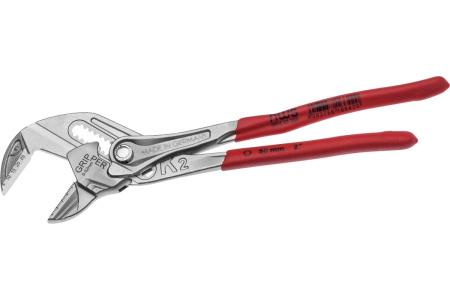 Клещи переставные-гаечный ключ 250мм покрытие Crom рукоятки обливные NWS Gripper K2 1664-42-250