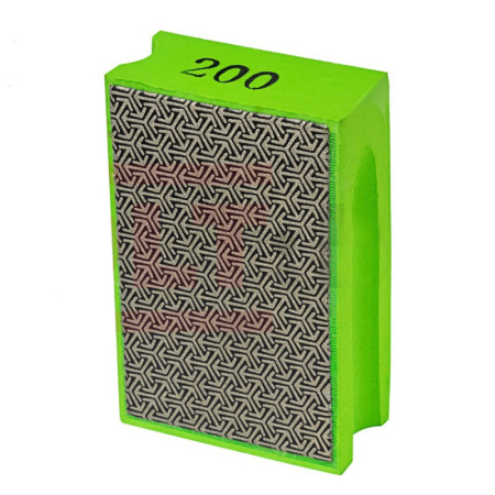 Губка алмазная шлифовальная №200 90х55мм, DLT&9Plitok 0628