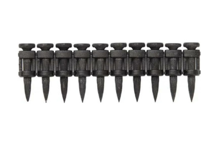 Гвозди по бетону 16мм*2,7мм кованые с ребрами жесткости Bullet point+газовый баллон FEDAST уп.1000шт