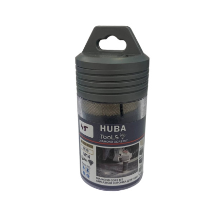 Коронка алмазная по керамограниту, чистый рез 45 мм, HUBA Tools TOP, М14 HTT45