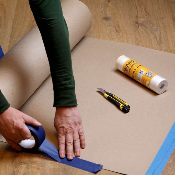 Картон строительный CARDBOARD №400 (0,7мм) HOWARD 1000ммх20м (20м2) Картон строительный CARDBOARD №400 (0,7мм) HOWARD 1000ммх20м (20м2)