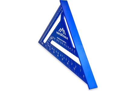 Угольник кровельный универсальный VertexTools profi 5 в 1, al анодированный, лазерная маркировка 300 3046-12
