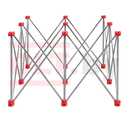 Подстолье складное DLT Сороконожка, версия Lite, 1.2 м х 1.2 м, нержавейка, арт. 3888