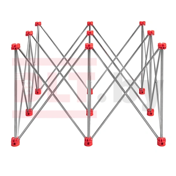 Подстолье складное DLT Сороконожка, версия Lite, 1.2 м х 1.2 м, нержавейка, арт. 3888