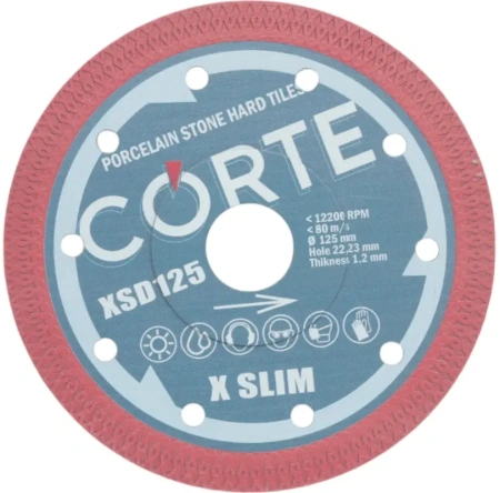 Диск алмазный 125х1,2мм CORTE  X SLIM арт. XSD125