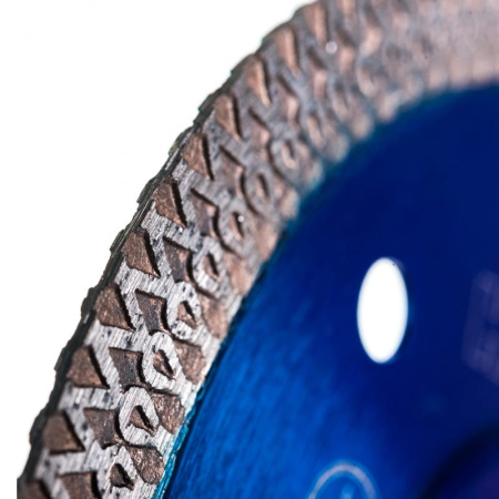 Диск алмазный отрезной Hilberg Турбо ультратонкий х-тип 115мм/22,23мм/1,2мм HM401