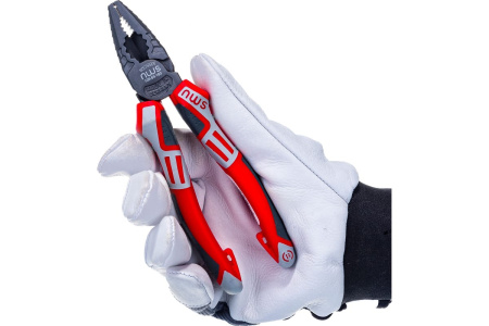 Плоскогубцы 180мм покрытие TitanFinish рукоятки SoftGripp 3K NWS CombiMax 109-69-180