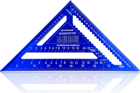 Угольник кровельный универсальный VertexTools profi 5 в 1, al анодированный, лазерная маркировка 300 3046-12