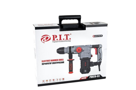 Перфоратор P.I.T. PBH28-С3, щеточный/220В, SDS-plus, 1400 Вт
