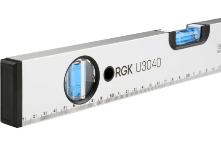 Уровень пузырьковый 400мм, 3 глазка, U3040 RGK, 751995