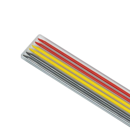 Набор: строительный карандаш DLT + 6 сменных стержней, (КРАСНЫЙ) арт.2430