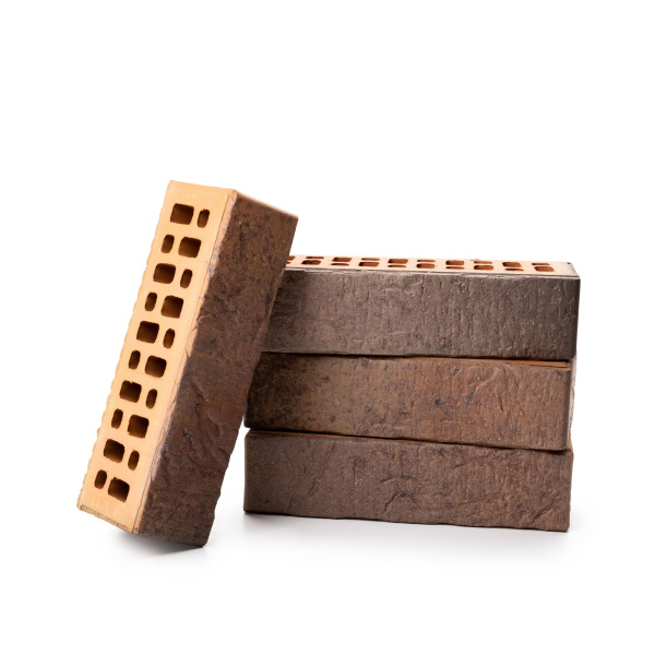 Облицовочный кирпич Тайга морион юг скала 0,7НФ 250х65х85 мм