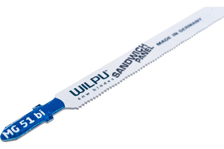 Пилка для электрического лобзика для сэндвич панелей  WILPU MG 51 bi уп.5шт. арт.0257500005