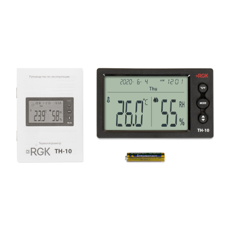 Термогигрометр RGK TH-10 (Госреестр), 776356