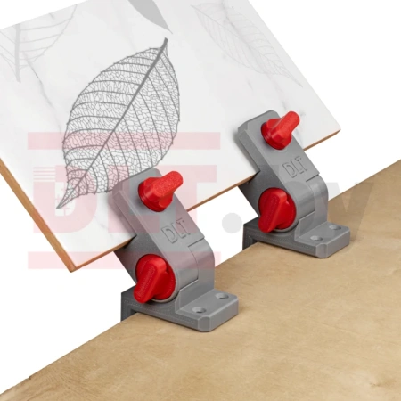 Набор поворотных зажимов для плитки с регулировкой угла DLT 2шт арт. 4537