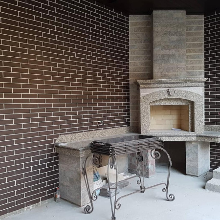 Плитка под кирпич Natural Brown, Ceramika Paradyz, 1НФ, 7,4мм