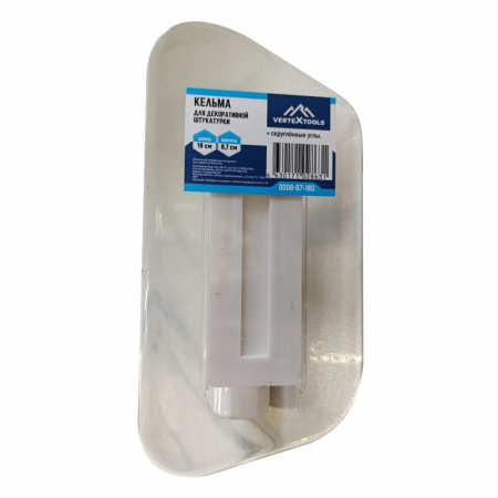 Кельма для декоративной штукатурки 87x180мм VertexTools арт.0008-87-180