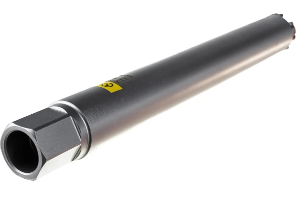 Коронка алмазная 52*450 Hilberg Laser 1 1/4 UNC HD705 Коронка алмазная 52*450 Hilberg Laser 1 1/4 UNC HD705