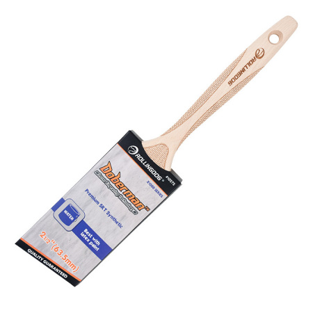 Плоская кисть Rollingdog DOBERMAN X1000 2,5”(63,5 мм) угловой срез, синтетика арт.10272
