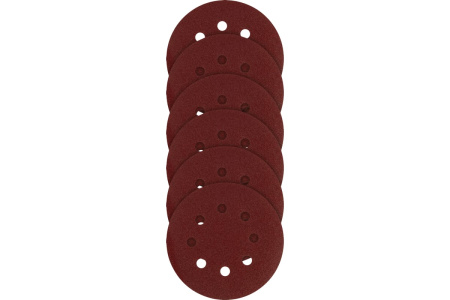 Шлифовальный круг P180 VertexTools 125мм 8 отверстий  12801-180