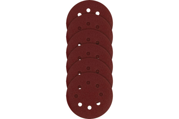 Шлифовальный круг P180 VertexTools 125мм 8 отверстий  12801-180