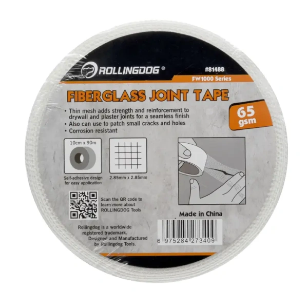Серпянка самоклеющаяся Rollingdog 65 г/м², 10 см x 90 м арт. 81488