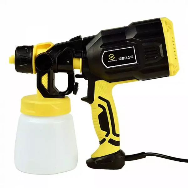 Электрический окрасочной пистолет SCHTAER 220V/50Hz, 550W, сопло 1.8 S631E-18 Электрический окрасочной пистолет SCHTAER 220V/50Hz, 550W, сопло 1.8 S631E-18