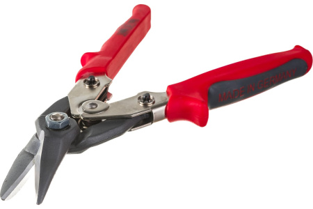 Ножницы по металлу Универсал 250мм левая реж.кромка короткая прямая и фигурная резка NWS 066L-15-250