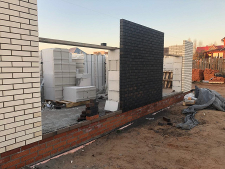 Облицовочный кирпич Кёнигштайн Мангейм Шварц 0,7НФ 250х65х85 мм