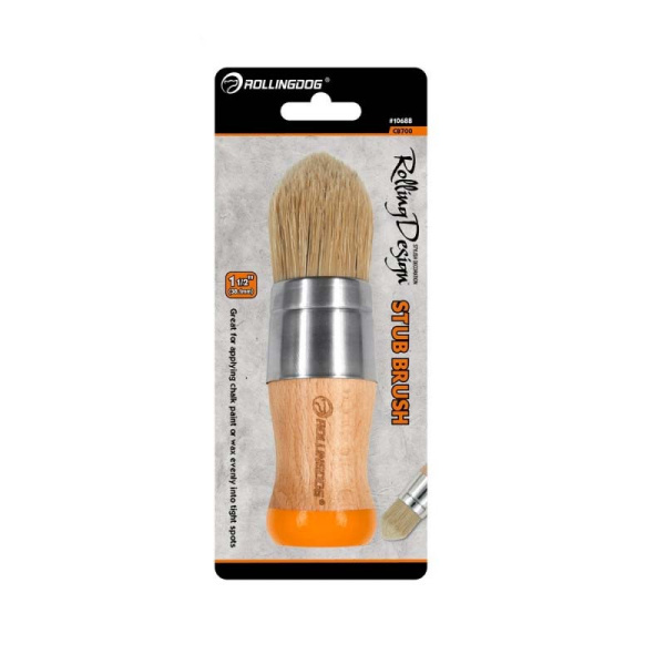 Круглая кисть Rollingdog Rolling Design 38мм щетина синт.70% + натур. 30% арт.10688