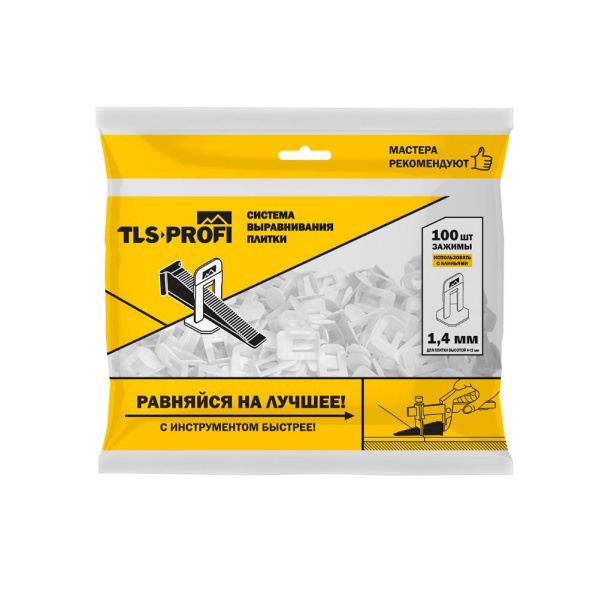 Зажим 1.4 мм TLS-Profi уп.100 шт, арт. TLS12016