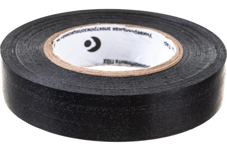 Изолента ПВХ ULTIMA, цвет черный, ширина 15 мм., длина 20 м, арт.1520black