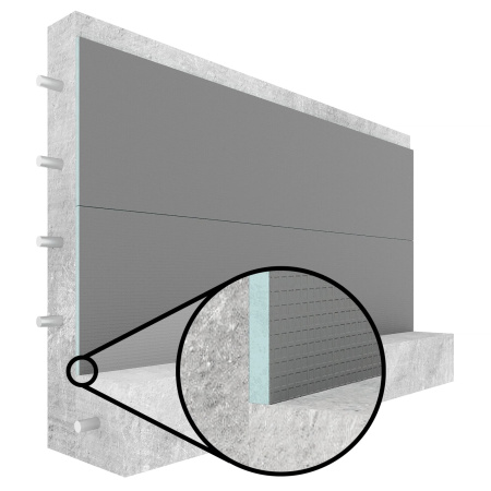 Панель теплоизоляционная конструкционная двусторонняя Teplofom+ 40 XPS 2500х600х40мм
