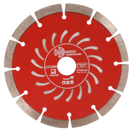 Диск отрезной алмазный Трио Диамант Grand Ultra Segment  150мм/22,23мм/2,2мм, GUS723