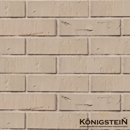 Облицовочный кирпич Кёнигштайн Уэльс Эдельграу 1НФ 250х65х120 мм