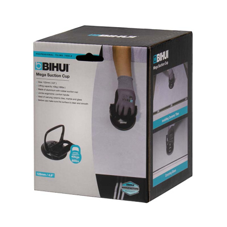 Присоска одинарная для шероховатой или слегка структурной поверхности BIHUI SCSB4, 40кг