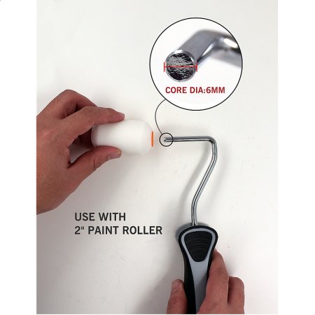 Набор мини-роликов Rollingdog GLOSS-KING 50мм, для бюгеля 6мм, поролон (10шт.) арт.00349