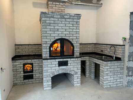 Кирпич ручной формовки S.Anselmo LOFB Londra Sabia Fine Bianco NF 240х71х115 мм