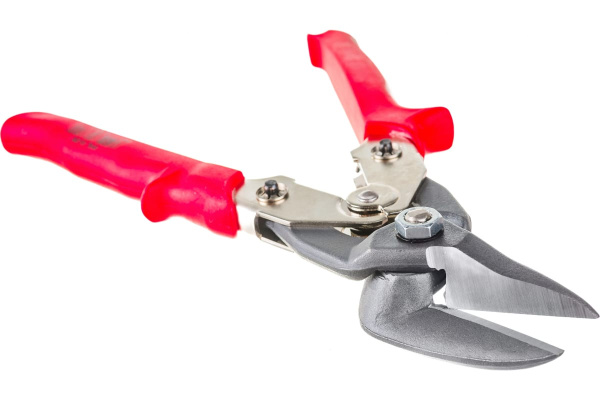 Ножницы по металлу Универсал 250мм левая реж.кромка короткая прямая и фигурная резка NWS 066L-15-250