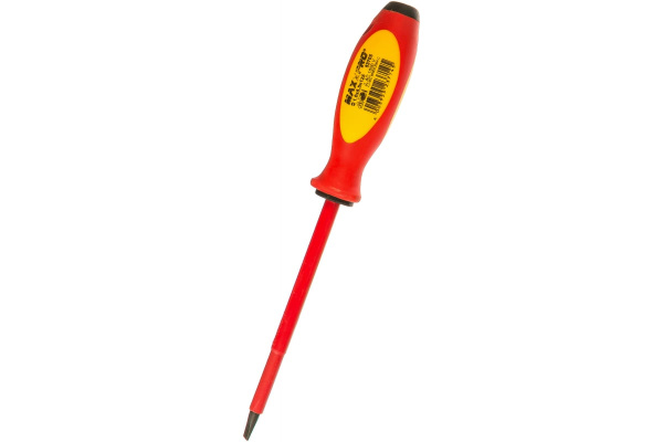 Отвертка диэлектрическая WITTE MAXX VDE шлиц. 1,0 х5,5 х125 мм new 537052016